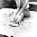 Second pic of Amy Hood fully nude black-&-white shots