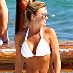 Fourth pic of Alex Gerrard sexy in white bikini