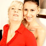 Second pic of Naughty lesbian housewife playing with her way younger girlfriend