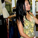 First pic of Lana Croft - Asian teen takess a big dick up her ass