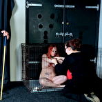First pic of Caged amateur slaves lesbian bdsm