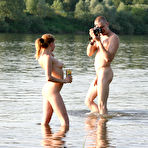 Second pic of Swingers enjoy beach sex