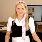 First pic of Alison Angel - Sexy blonde schoolgirl who loves to get naked for cameras!
