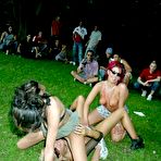 Third pic of Berlin Public Bangers - Wild Lesbian Show Outdoors