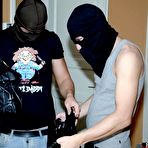 First pic of Horny Thief Tales - Teen Brunette Doubled By Masked Thieves