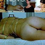 Fourth pic of Anna Mouglalis shows tits and hairy pussy in Novo