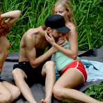 Second pic of First BGG - Beautiful teen sweeties fuck lucky guy outdoor