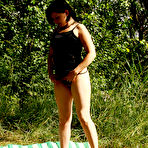 Fourth pic of Fingering pussy at the beach