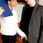 Second pic of SecretaryPantyhose :: Deborah&Adam lustful office pantyhosers