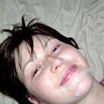 Fourth pic of Wild amateur babes loving their boyfriends' cum