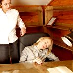 Fourth pic of SecretaryPantyhose :: Florence&Liloo amazing office pantyhosers