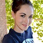 First pic of Gorgeous young college girl Emily Grey teasing us.