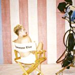 Fourth pic of Miley Cyrus topless posing photoset