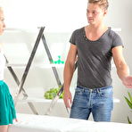 First pic of TrickyMasseur.com - Oiled beauty mouth-fucked and then banged in the massage parlor