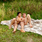 Third pic of Friends take turns blowing him at the nude beach