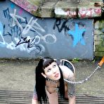 Fourth pic of Goth Public Fetish