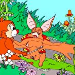 Third pic of Chip and Dale with Gadget sex - Free-Famous-Toons.com