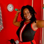 Fourth pic of Chubby Loving - Big Boobs Ebony BBW Modelling