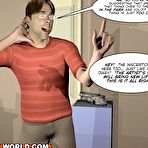 Second pic of Magic cock 3D gay fantasy comics: hentai male cartoons & spy voyeur anime about young gay studs jerking masturbating 10 inch cock outdoors, ass fingering fisting and making gay handjob in park