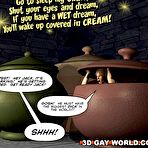 Second pic of Gay giant cock macrophile 3D comics about giant gay hairy bear dick or incredible man shrinking: hentai anime muscle huge cock in bizarre bondage male masturbation & 20 inch cock cumshot cartoons