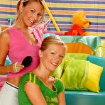First pic of Clubseventeen two cute teen girls playing with their dildos