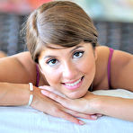 Third pic of First Time Videos Girls |  Melina | Totally Desirable Nineteen Year Old Lingerie Model Shows Her Pink Bits