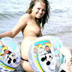 Third pic of beach balls, inflatables, hot sexy girls