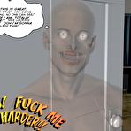 Fourth pic of The Invisible cock sci-fi gay comics: 3D gay xxx anime story about gay voyeur passion of young horny scientist: fabulous gay cartoons fantasy
