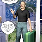 First pic of Desperate husbands or lecherous gay comics: 3D xxx anime story about gay voyeur passion of mr. Romano