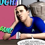 Second pic of Gay sci-fi adventures 3D gay comics: anime cartoon hunk man dude with huge cock fuck by machine male dildo, jerking off 10inchcock in spaceship: boyfriend penis hentai gay fantasy story