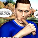 Third pic of Gay sci-fi adventures 3D gay comics: anime cartoon hunk man dude with huge cock fuck by machine male dildo, jerking off 10inchcock in spaceship: boyfriend penis hentai gay fantasy story