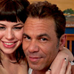 Fourth pic of SexPreviews -  Belle Noire busty brunette is rope bound and fucked by her stepfather