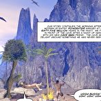 First pic of Cretaceous cocks 3D gay comics and sci-fi anime gay fantasy stories about the hairy bear primeval caveman and his modern boyfriend