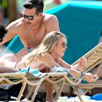 Third pic of LeAnn Rimes sexy sunbathing in bikini