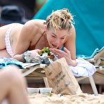 Fourth pic of LeAnn Rimes sexy sunbathing in bikini