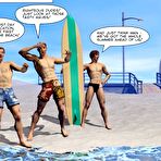 First pic of Innocent boy and gay perverts at carnival: 3D gay comics and cartoon porn story about the first time gay sex