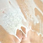 Second pic of LollyHardcore.com - Adorable teen girl pours milk all over her completely naked body