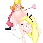 Second pic of Alice fucking in Wonderland - Free-Famous-Toons.com