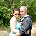 First pic of Horny young slut doing a dirty old man in the wide open