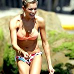 Second pic of LeAnn Rimes sexy in tiny bikini candids in Malibu