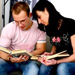 First pic of I Fucked Her Finally - Skinny Brunette Teen Fucked On Couch