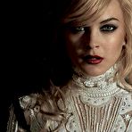 Second pic of Lindsay Lohan in sexy lingeries, see through and no bra scans
