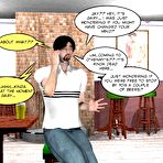 Third pic of 3D gay family xxx comics: male anime cartoons about hairy huge cock of young hunk muscle man dude jerking off, sucking 10 inch cock and big balls of his boyfriend and fucking in nifty hentai stories