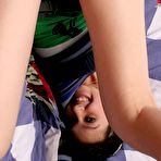 First pic of Abigail at AllTeenStars.com-Adorable Abigail taking off many layers of clothes