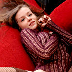 Third pic of With a slender gorgeous physique, medium puffy breasts, and svelte legs, Emily has all the makings of a perfect erotic nude model.