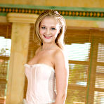 First pic of Blonde Virgin Olga Jushenko Showing Her Pert Titties & Shaven Pussy