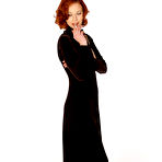 First pic of Justine Joli Smoking while Stripping Classy Black Dress