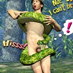 Third pic of Cabin boy Willie and the cannibals : rare 3D gay comics and anime fantasy about gay twinks bizarre BDSM adventures and black interracial orgy
