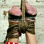 Second pic of Sex - Previews: Frankie Vargas leggy brunette on white high heels gets a waterbondage