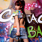 Second pic of Latina girl from streets exposes her young body